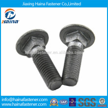 Acero al carbono Gr8 Gr5 Gr2 Cuello Corto HDG Carriage Bolt